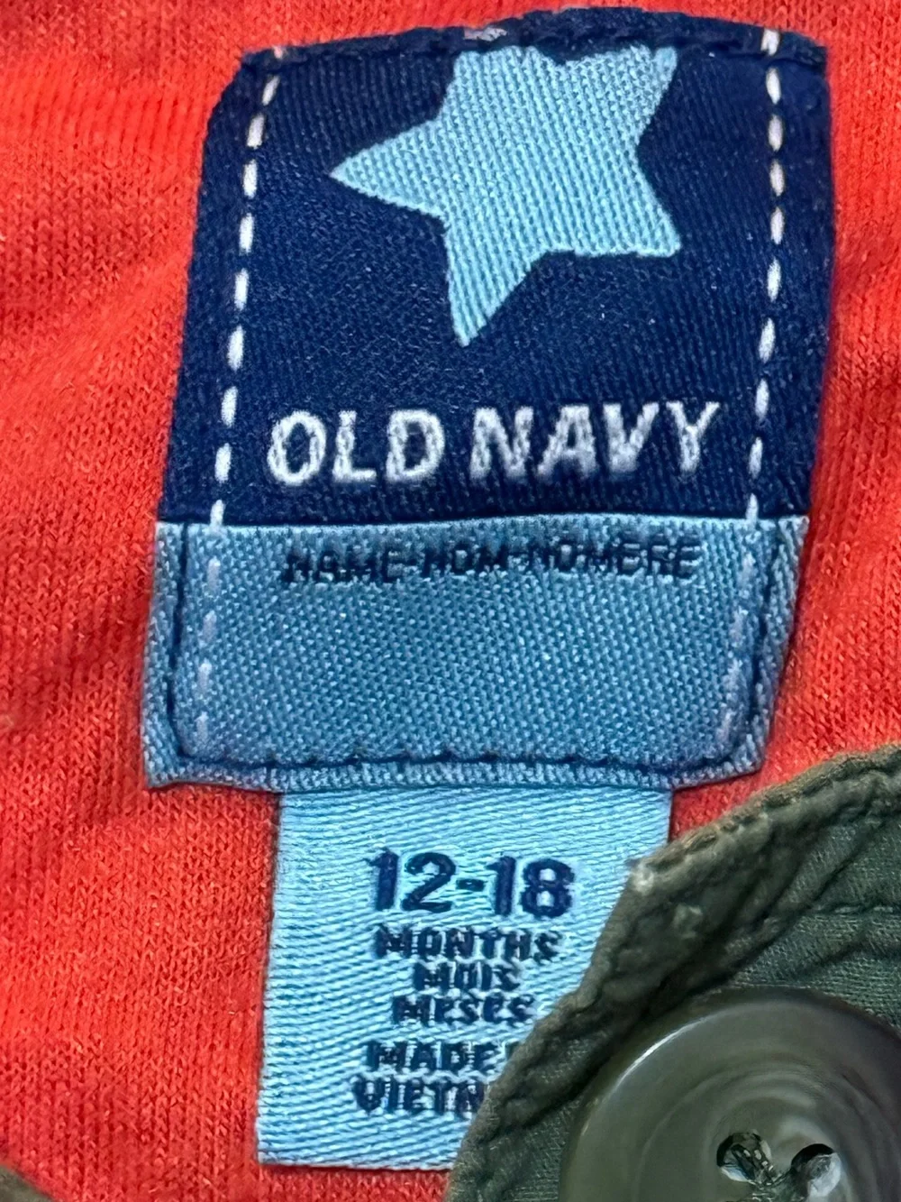 Old Navy lightweight toddler